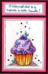 Flower Cupcake Card